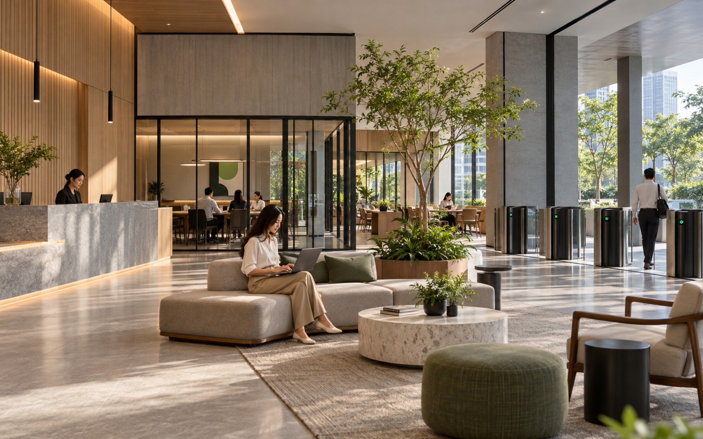 Keyspace in a modern Thai space