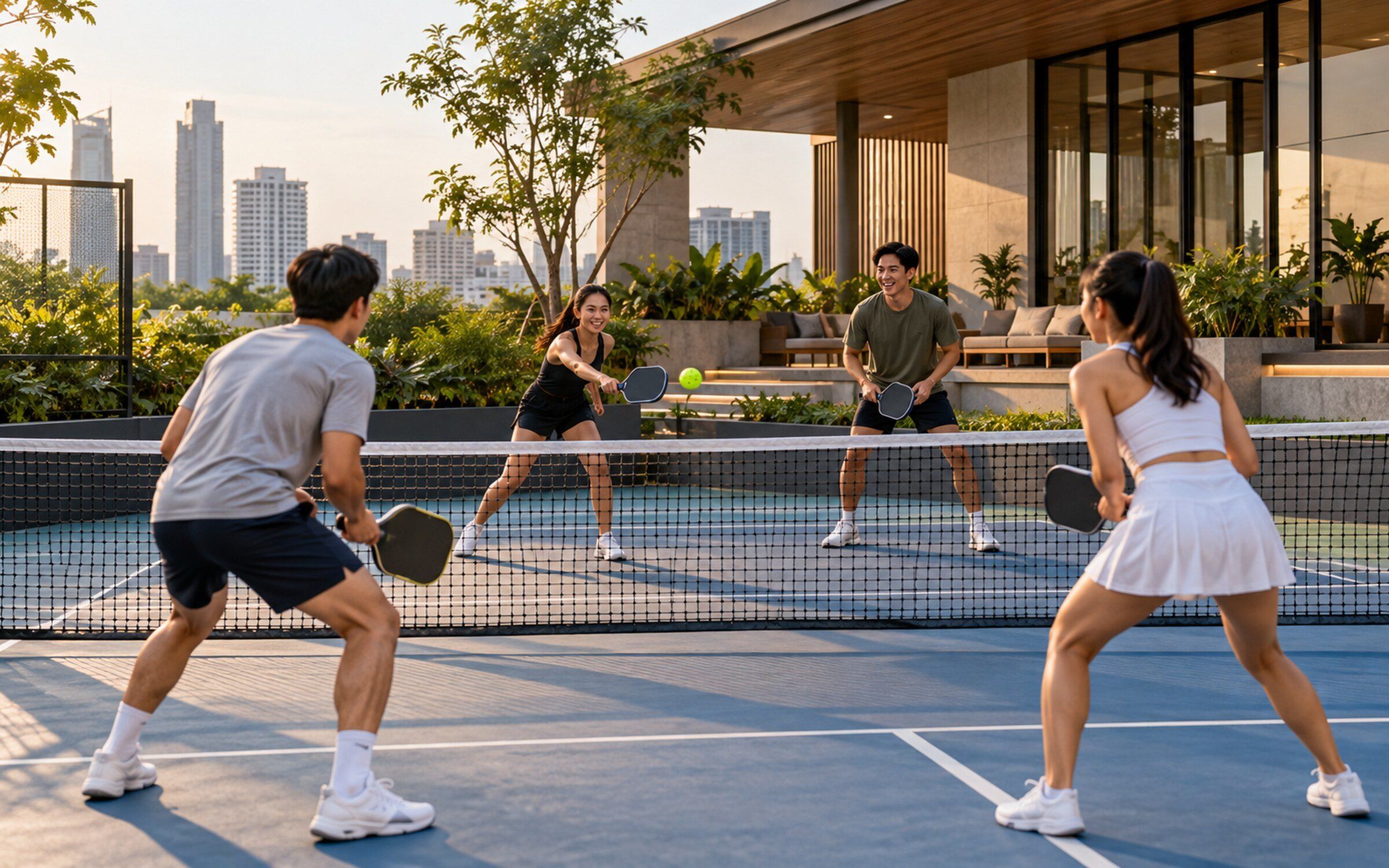 People using Pickleball by Spaze