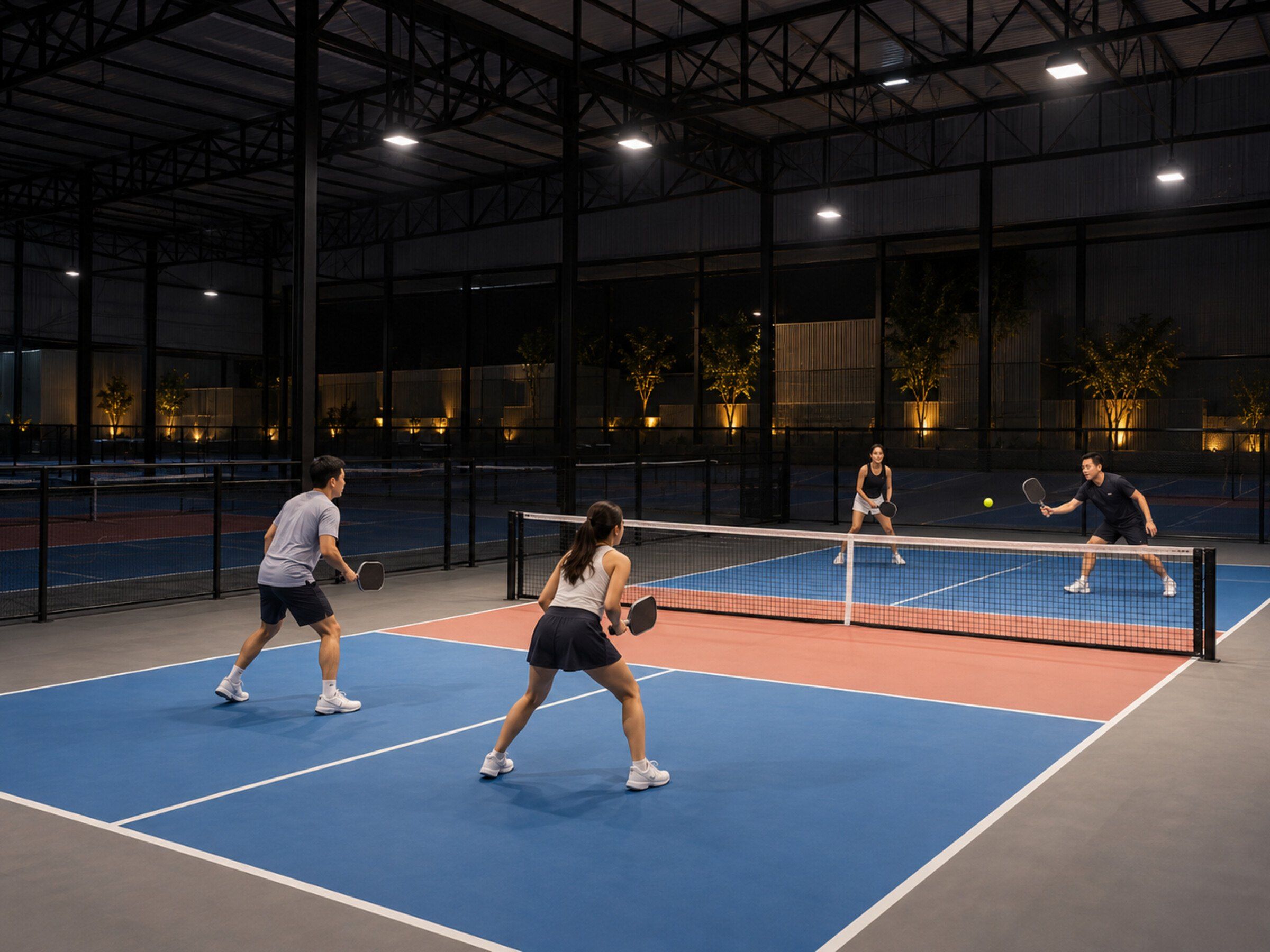 Court Lighting & Power Control — Control court lighting, air-conditioning and power outlets remotely — switched on and off 
