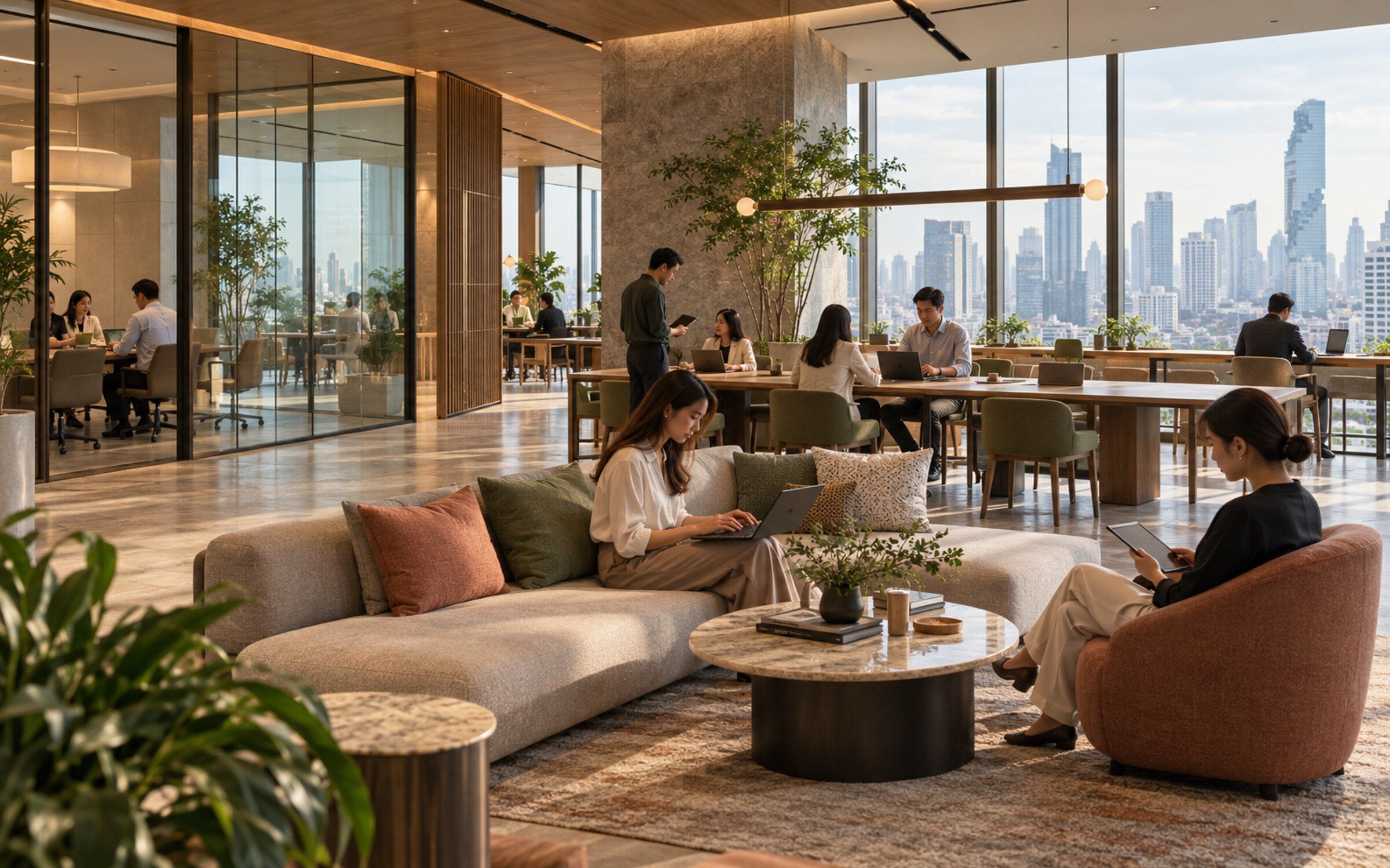 Commercial Office in a modern space