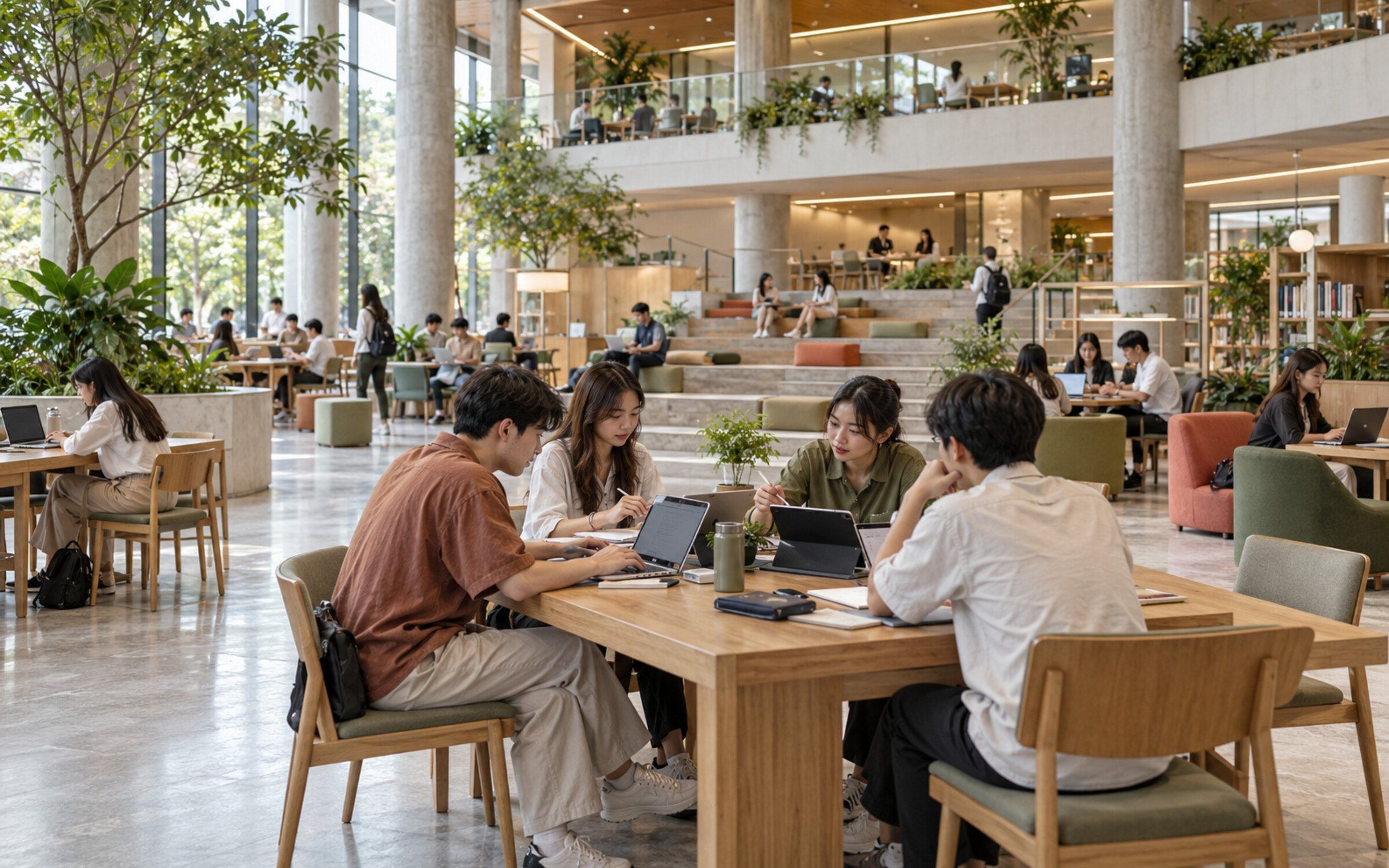 Education in a modern space