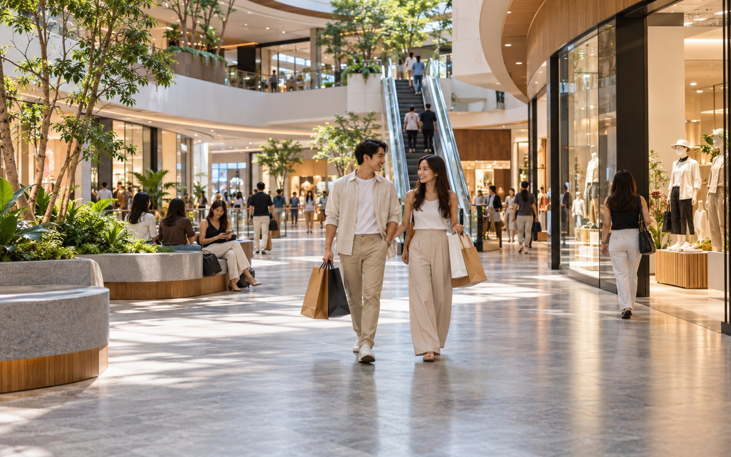 Retail & Shopping in a modern space