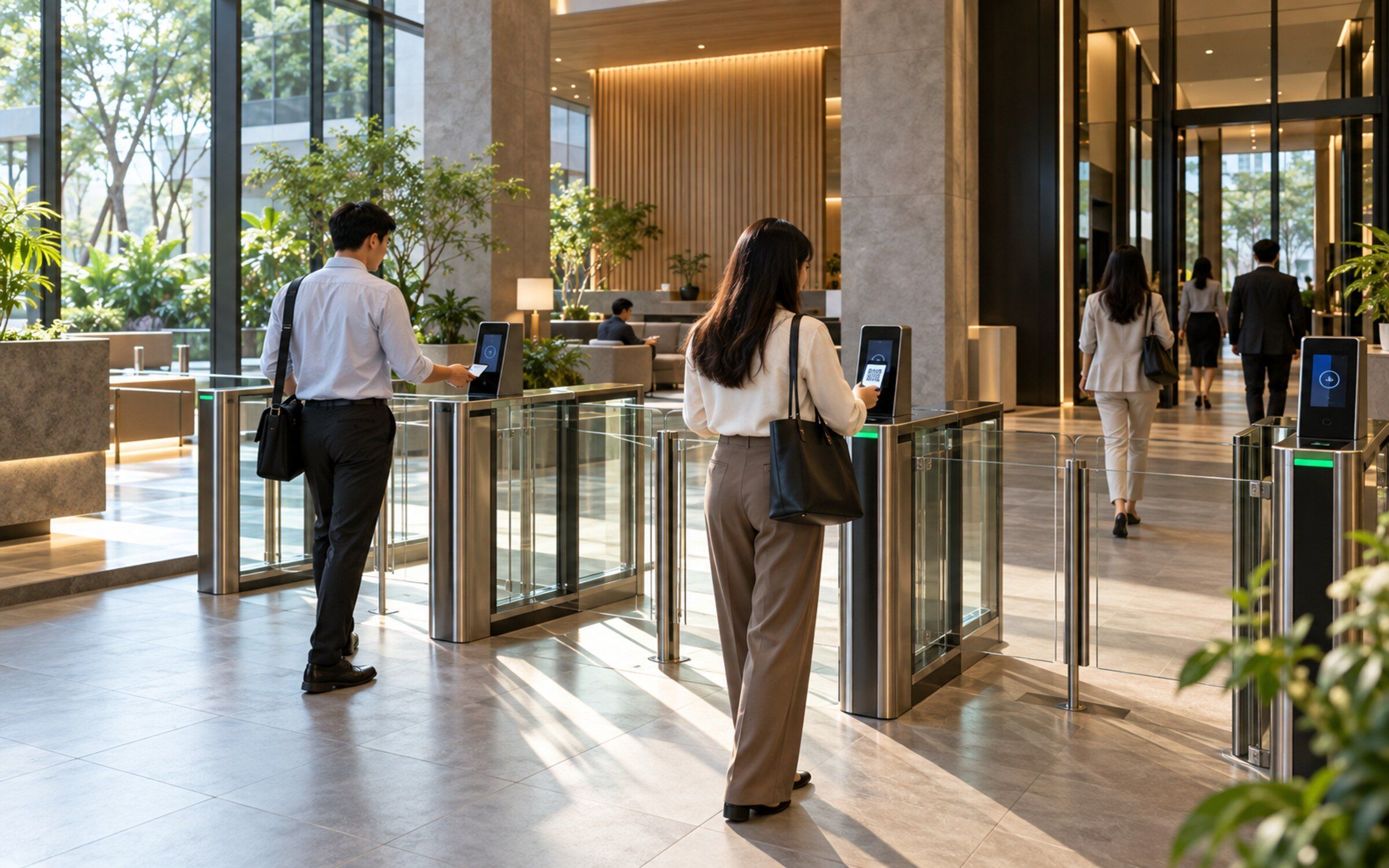 Access Control System in a modern Thai space