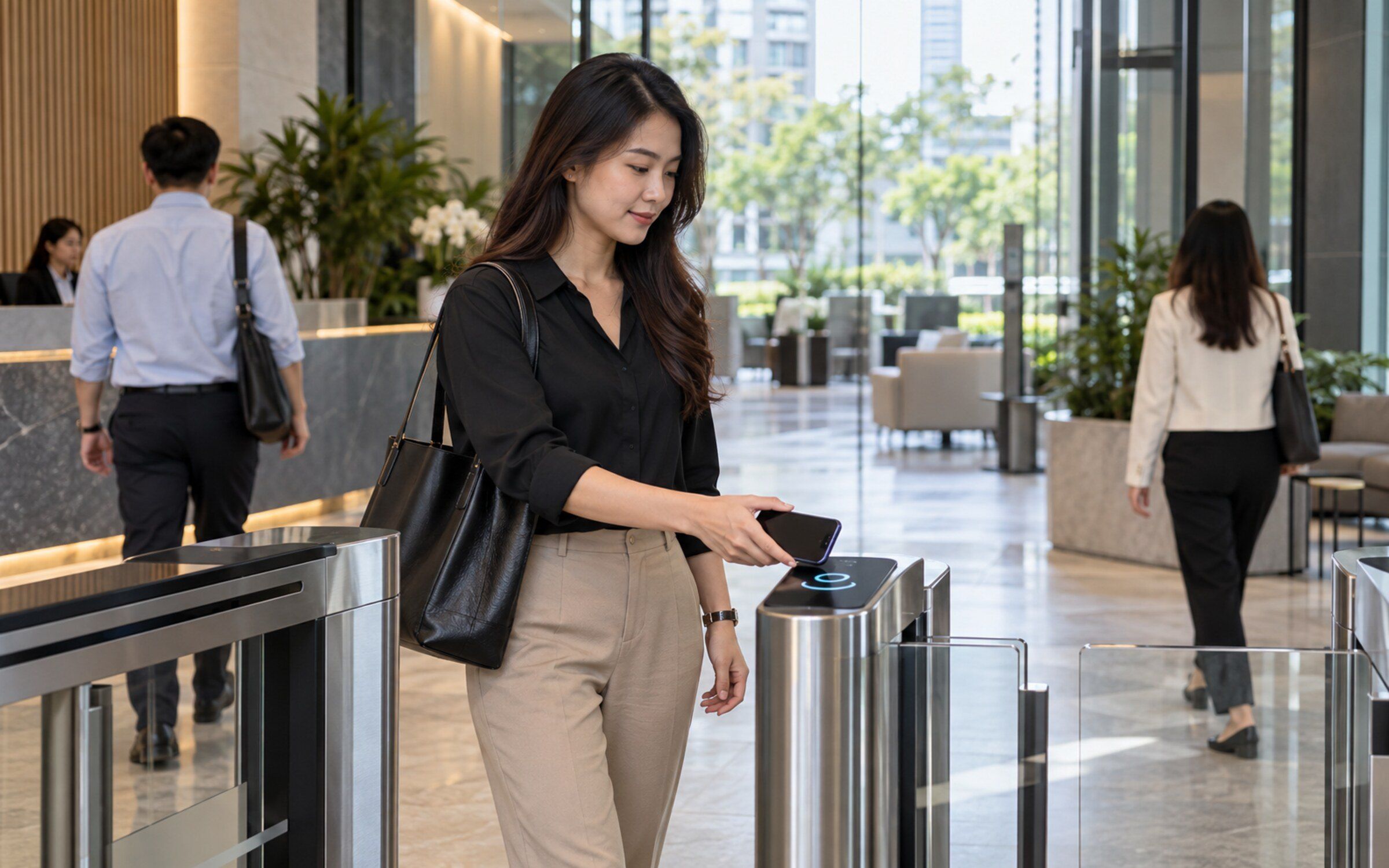 People using Access Control System