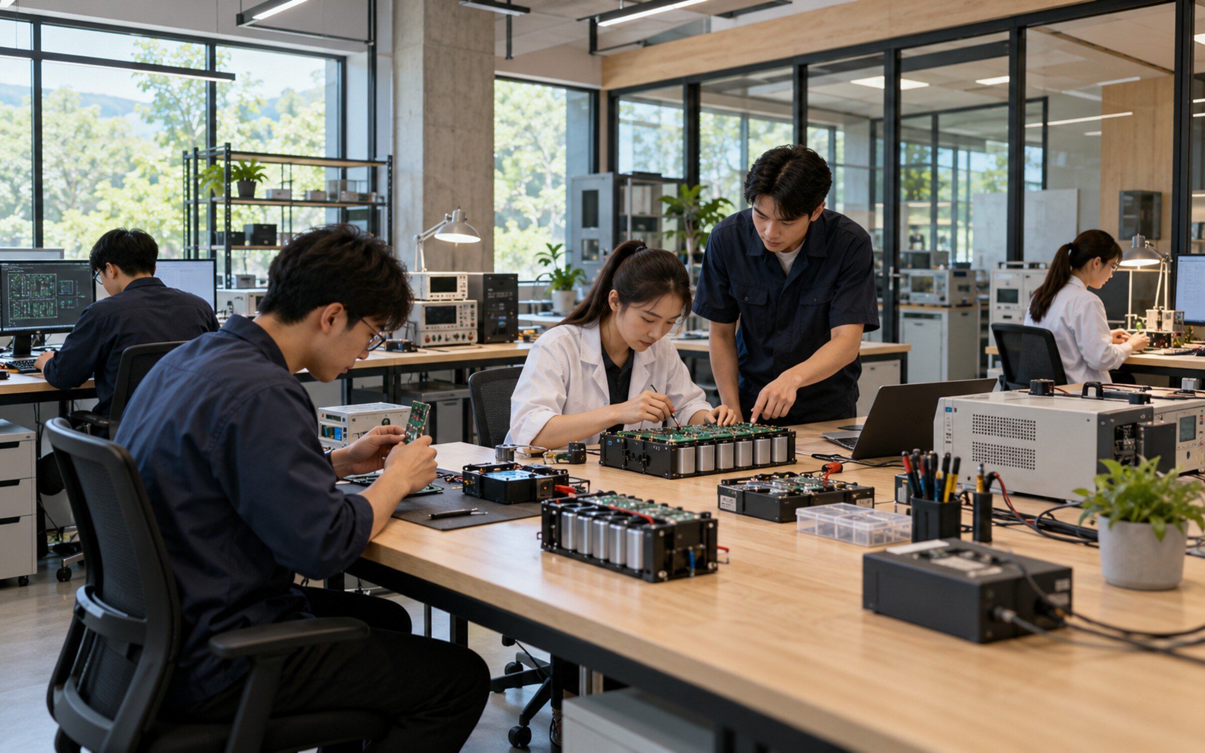 Nextere BMS Board in a modern Thai space