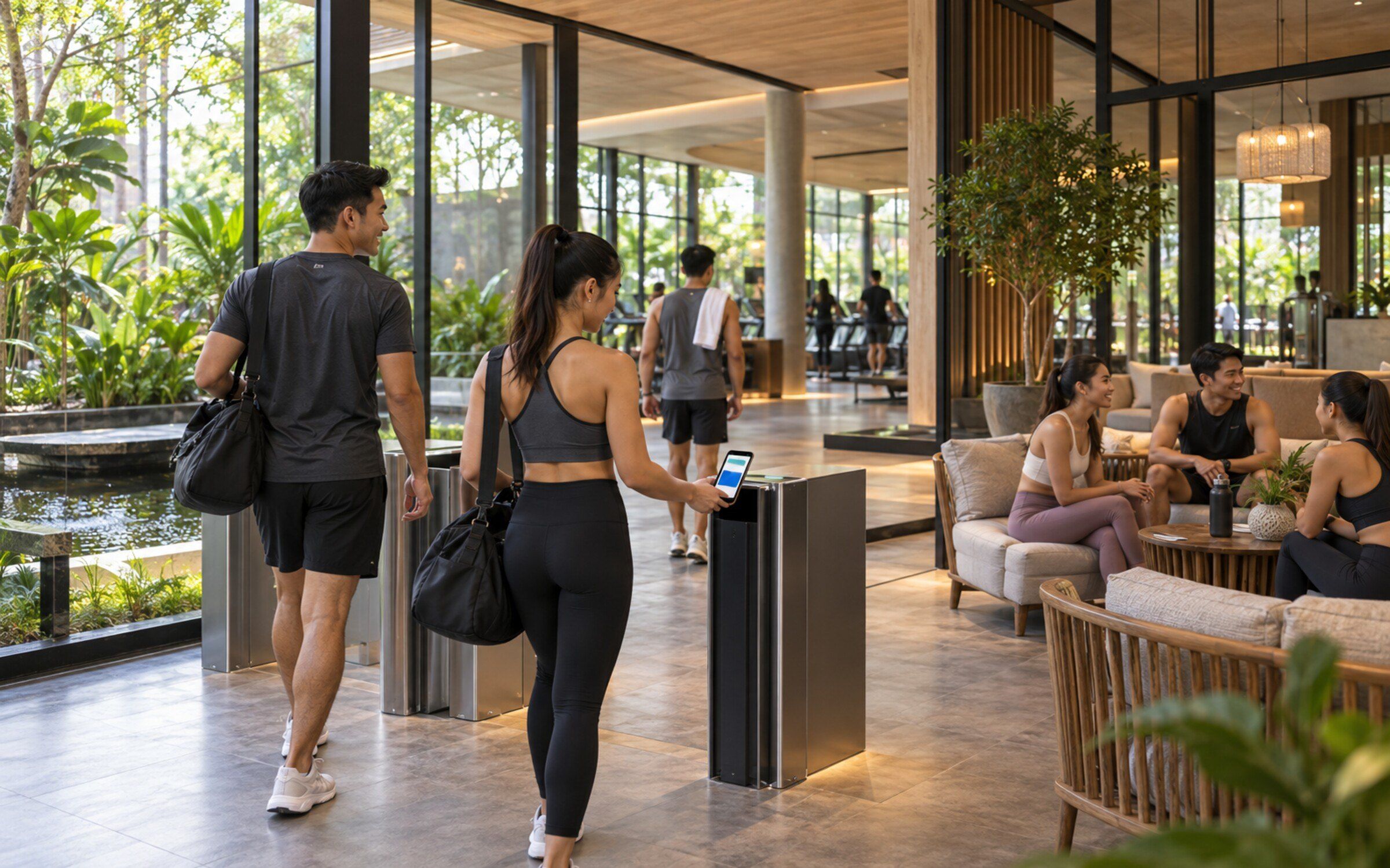 Club Membership & Rewards in a modern Thai space