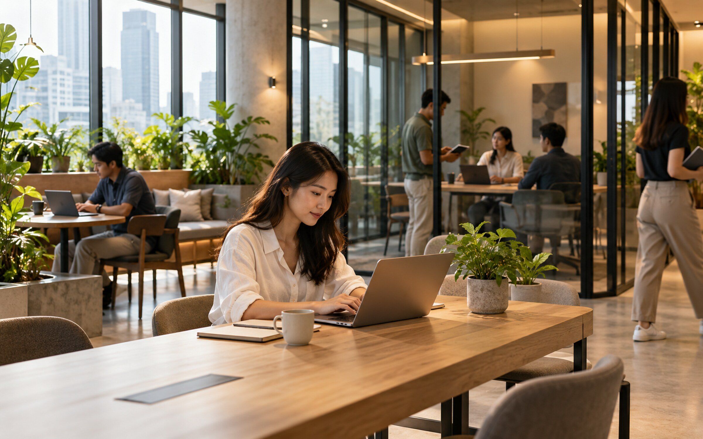 People using Coworking Space Platform