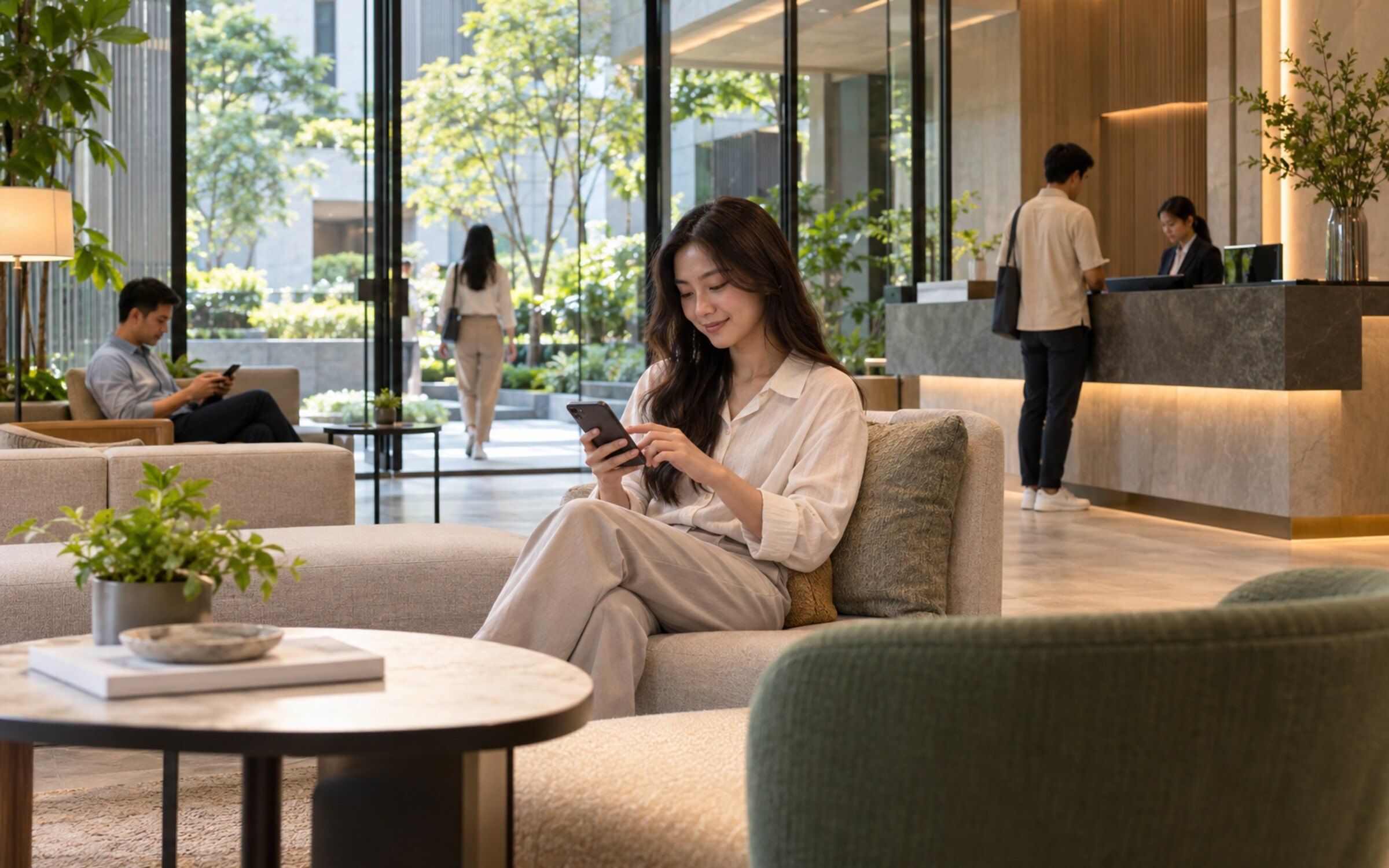 E-Billing & Payment in a modern Thai space