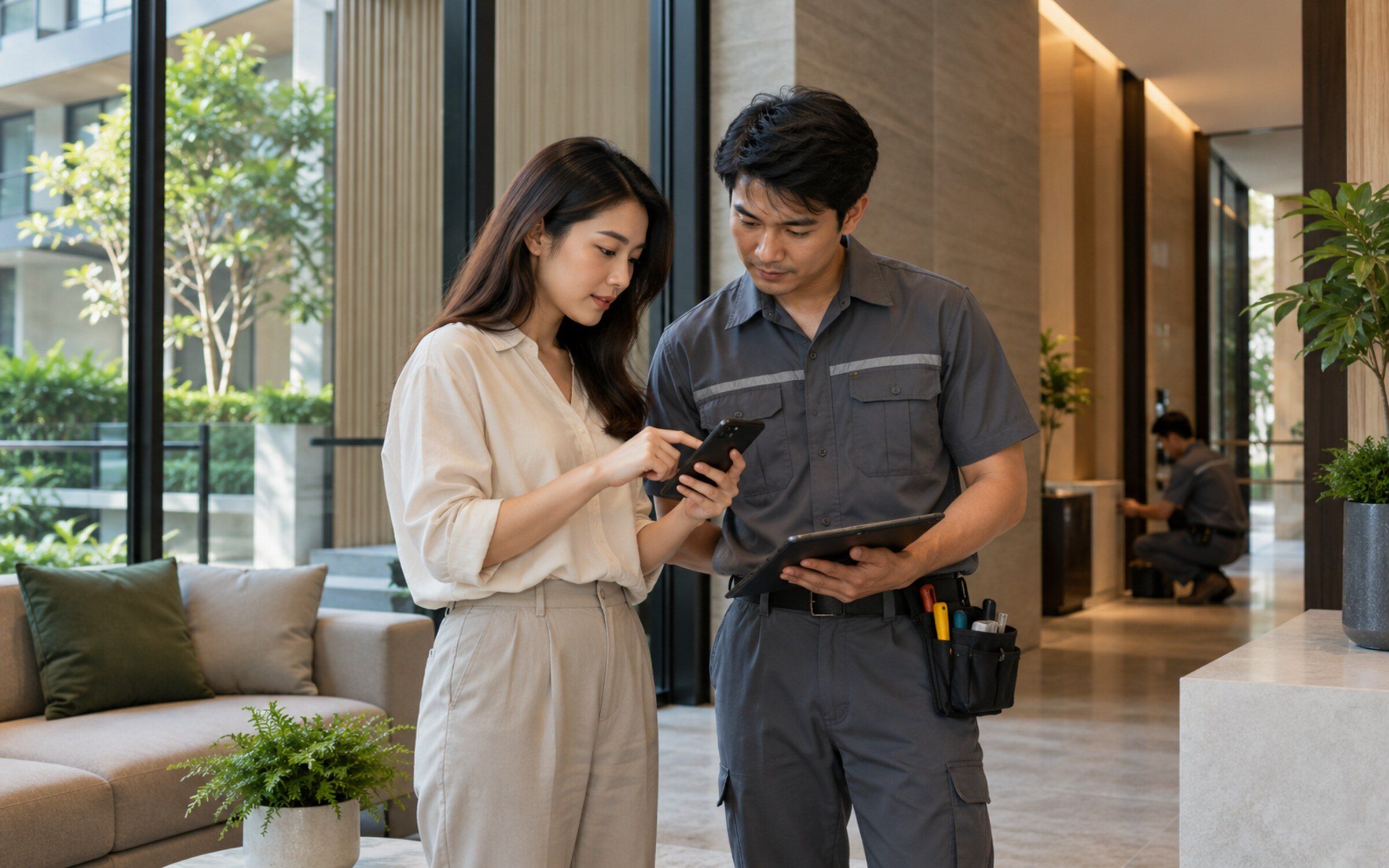 People using E-Repair