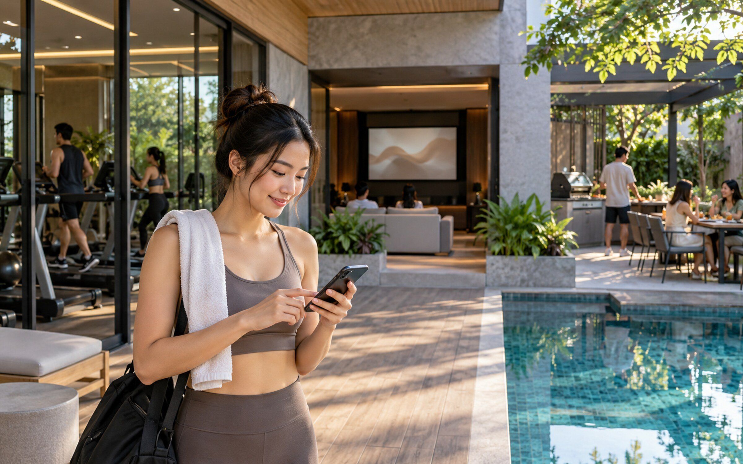 People using Facility & Amenity Booking