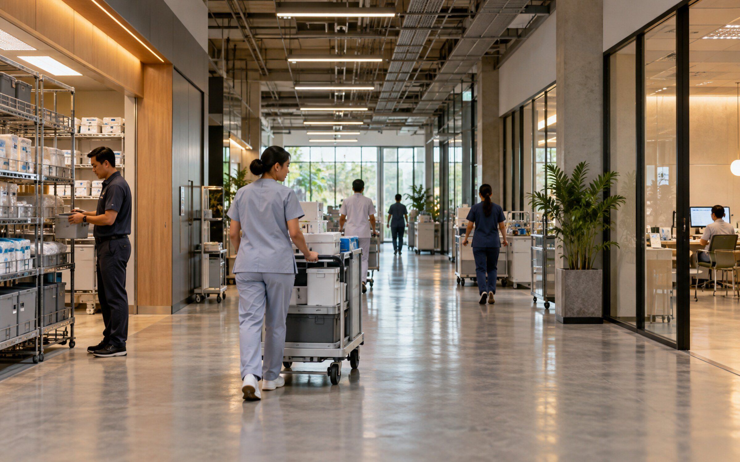 Indoor People & Asset Tracking in a modern Thai space