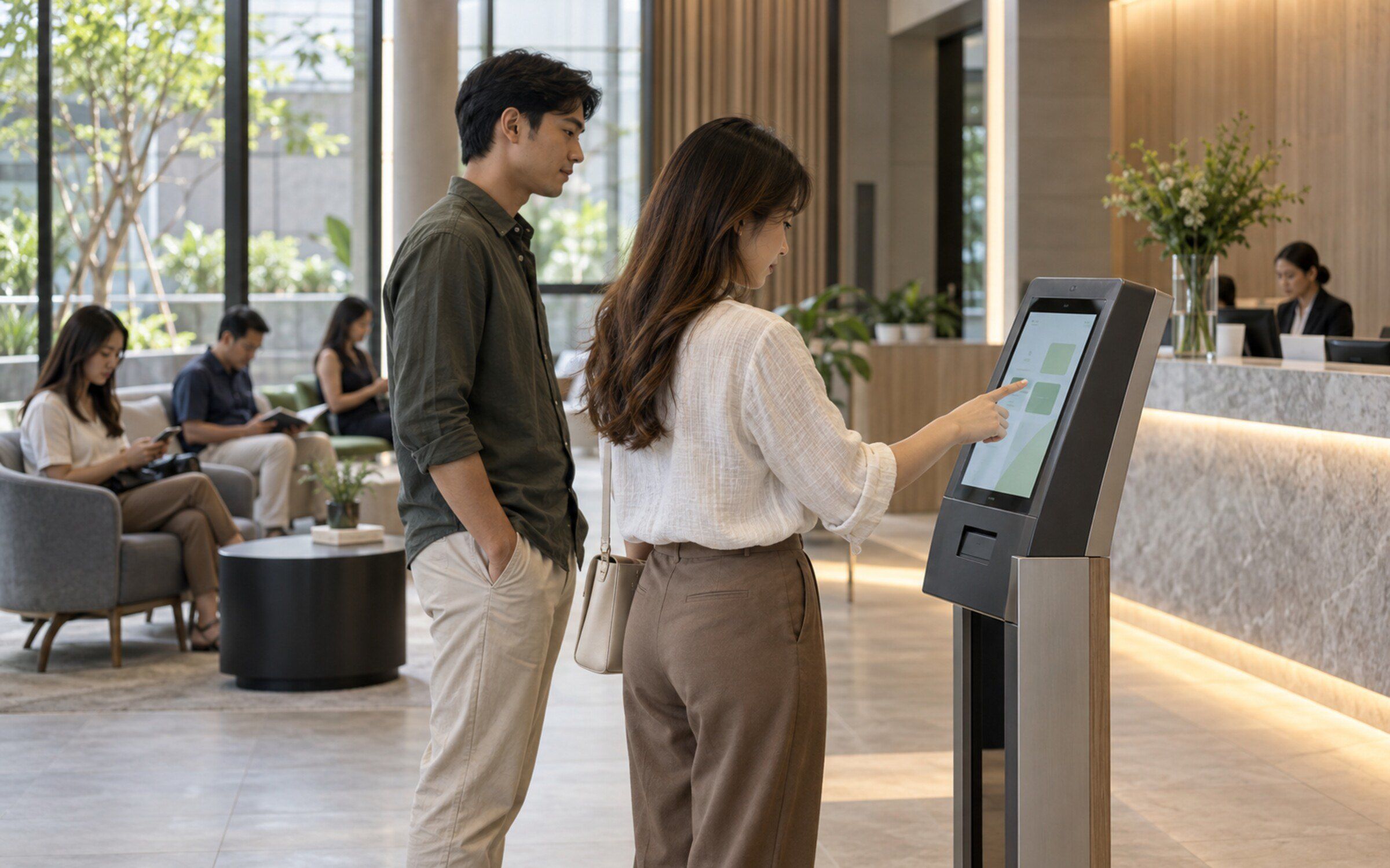 People using Queue Management