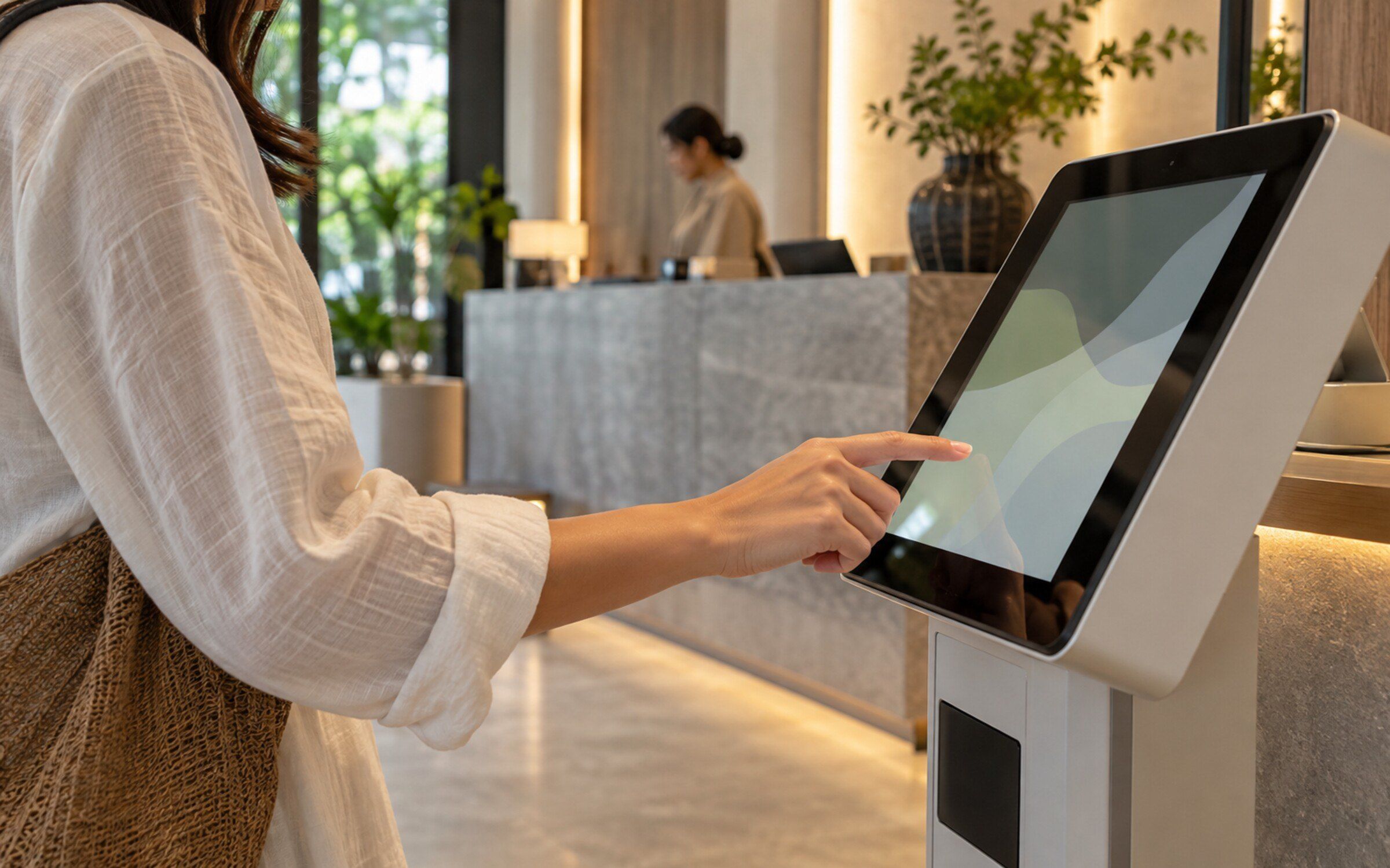 Receptionist Self-Service detail