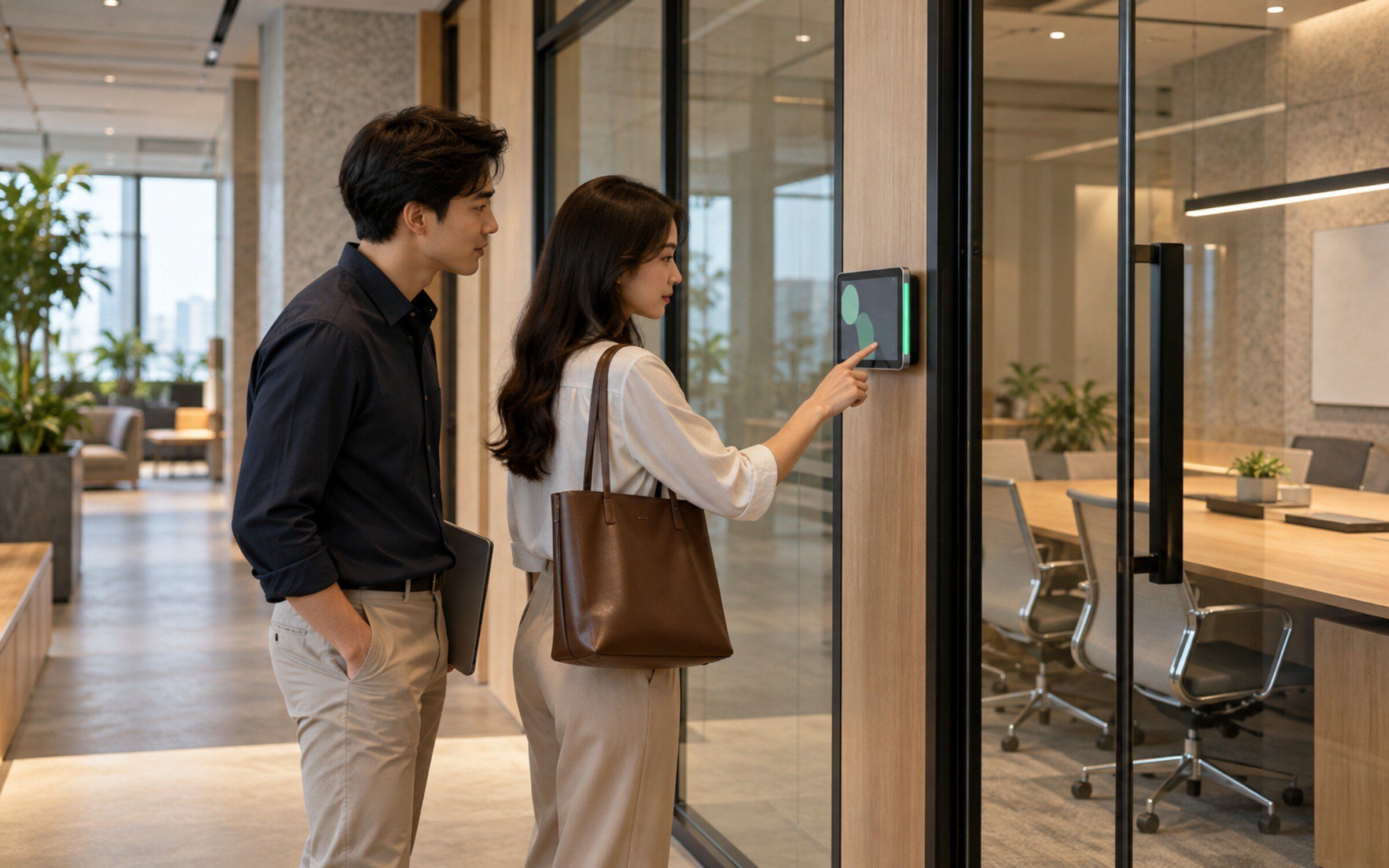 People using Room Booking & In-Room Control
