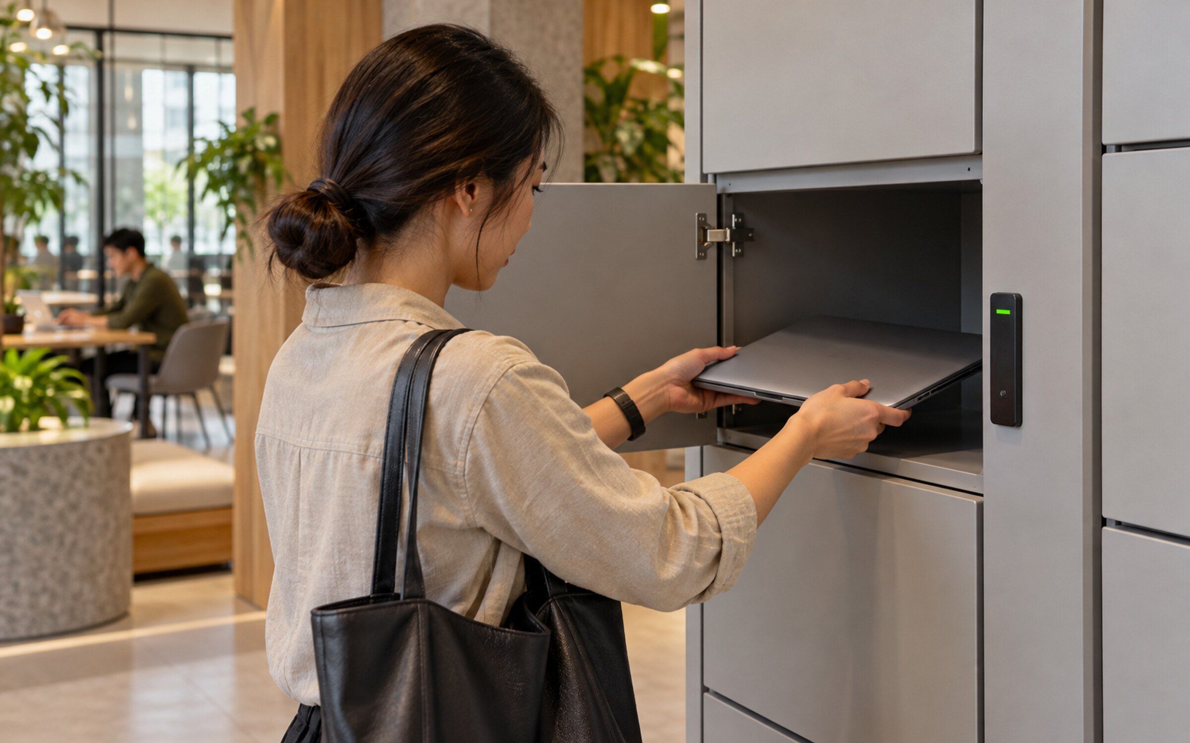 Smart Asset Tracking Locker detail