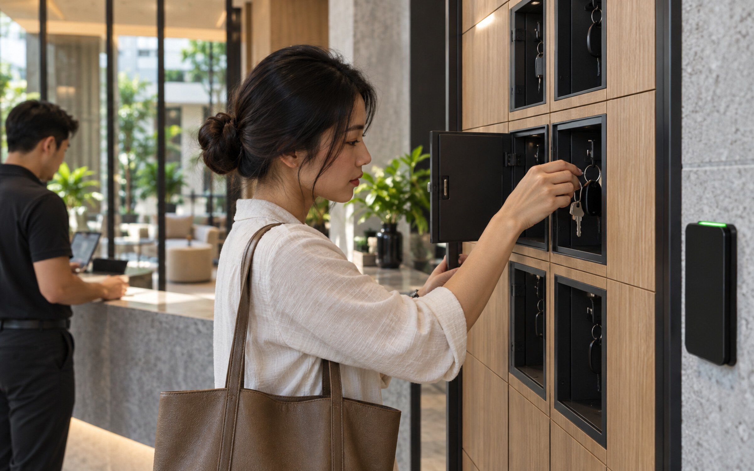 Smart Keydrop / Key Locker detail