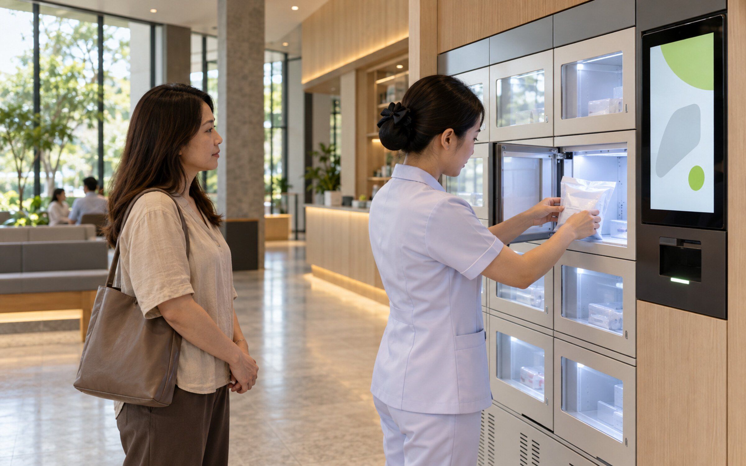 People using Smart Medicine Locker