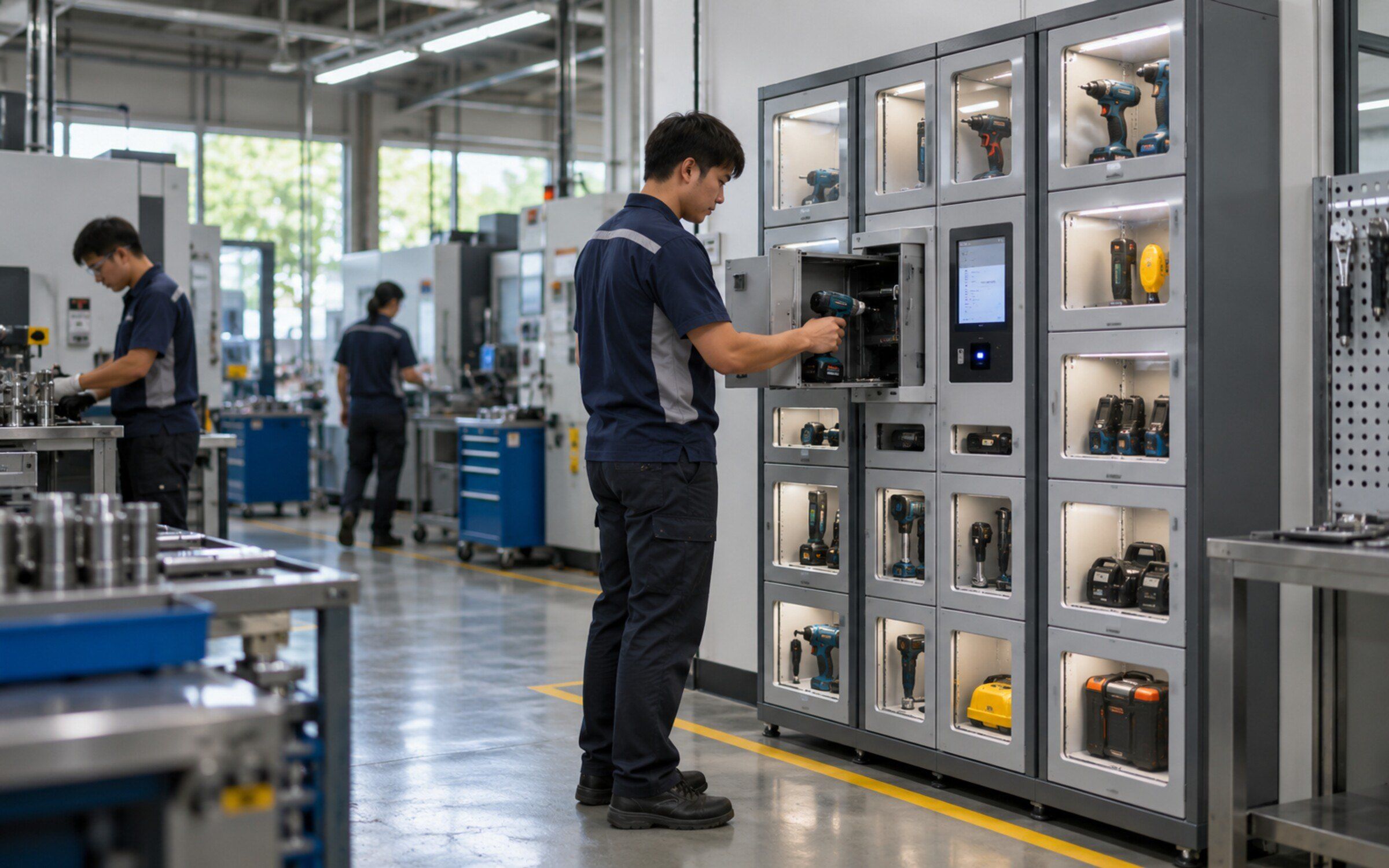 Smart Tool Storage in a modern Thai space
