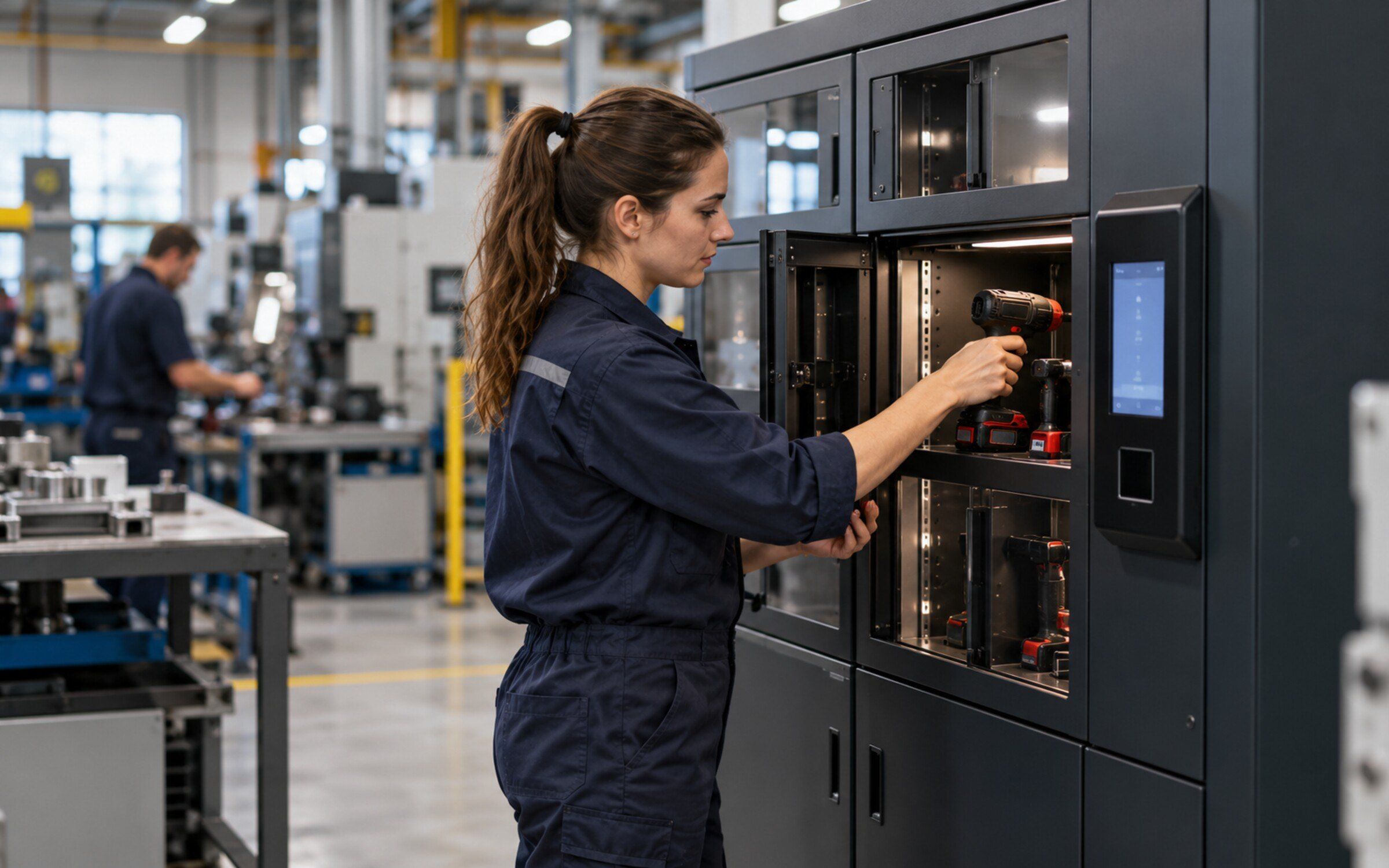 People using Smart Tool Storage