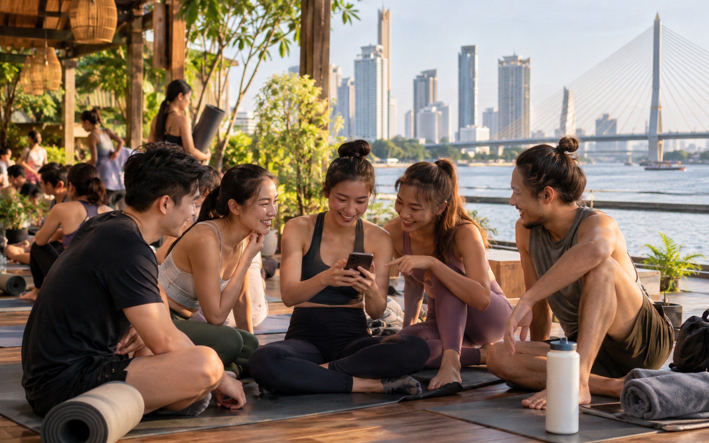 Social Activity Booking in a modern Thai space