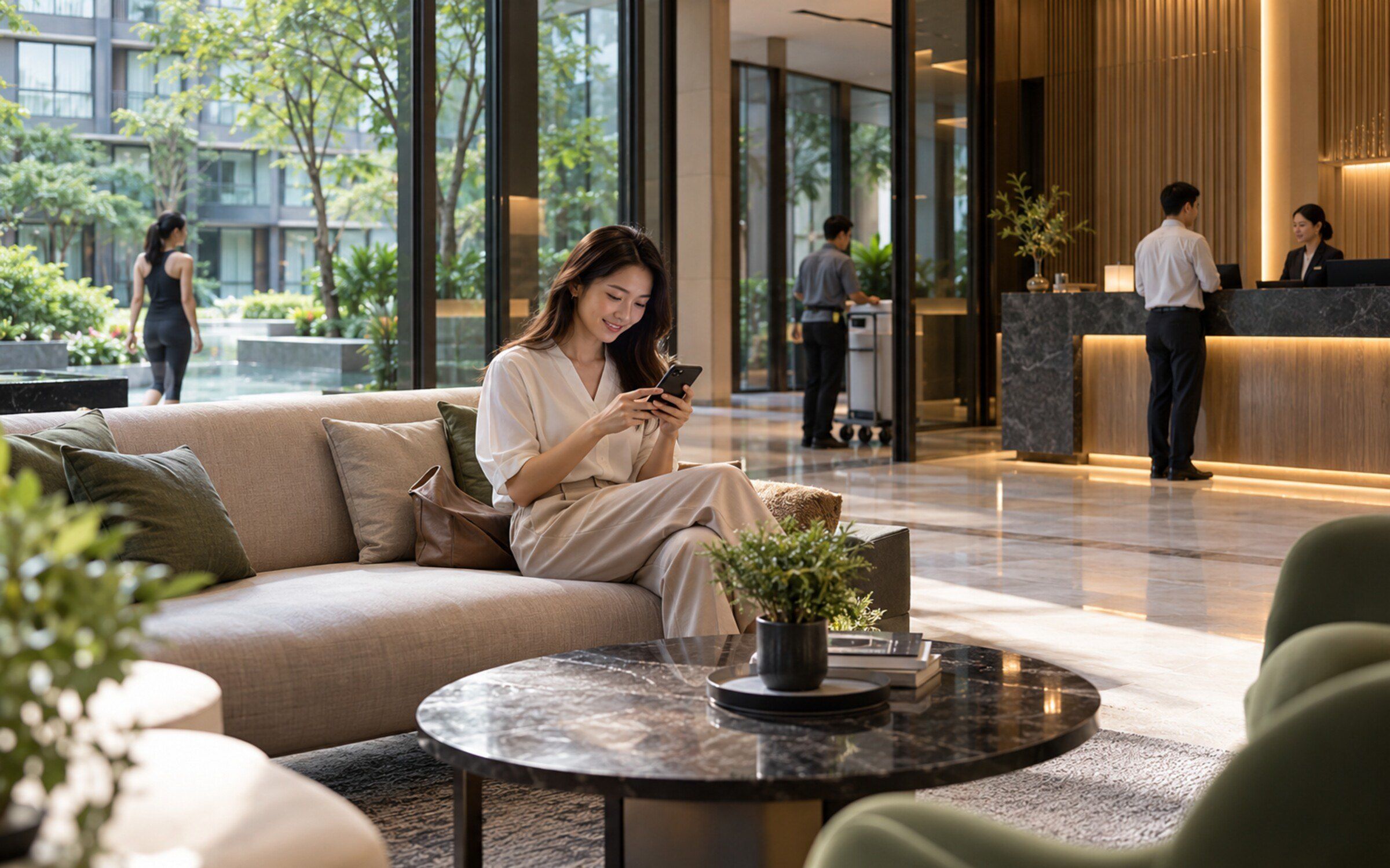 Spaze in a modern Thai space