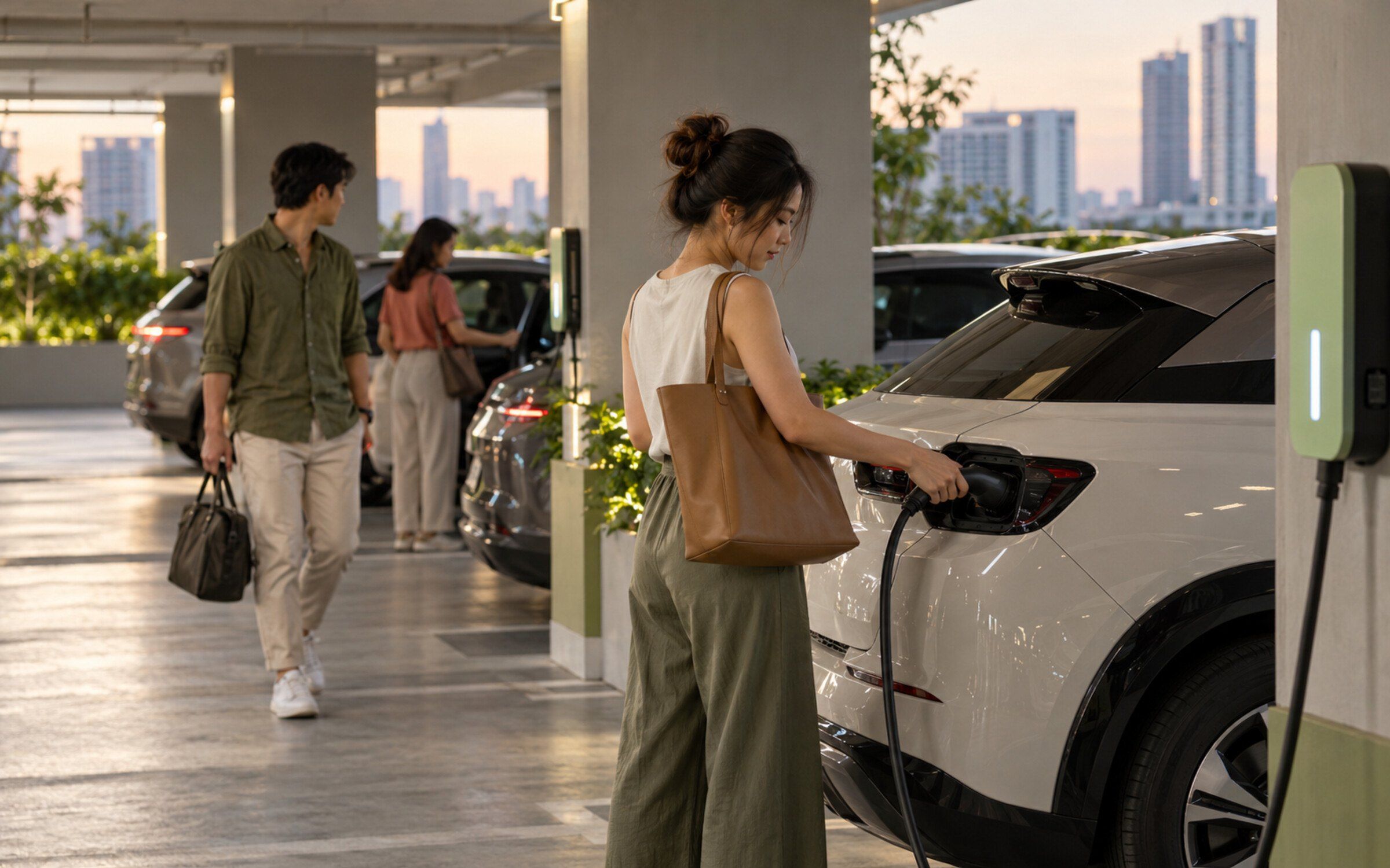 People using Parking & EV