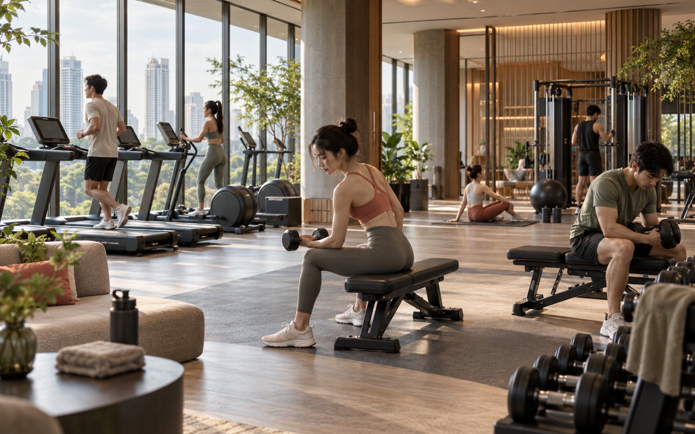 Smart Fitness in a modern space