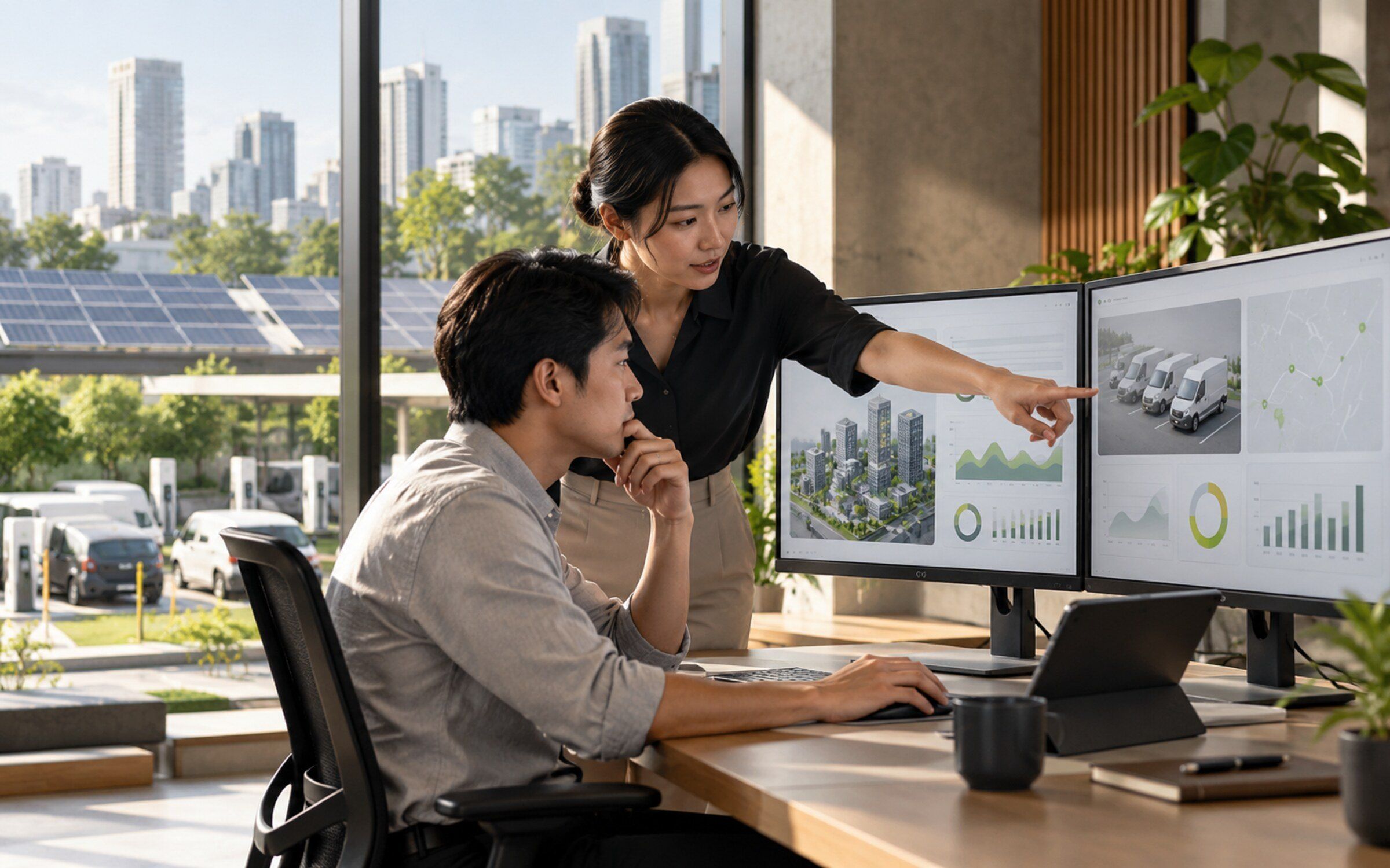 People using AI & Data Analytics