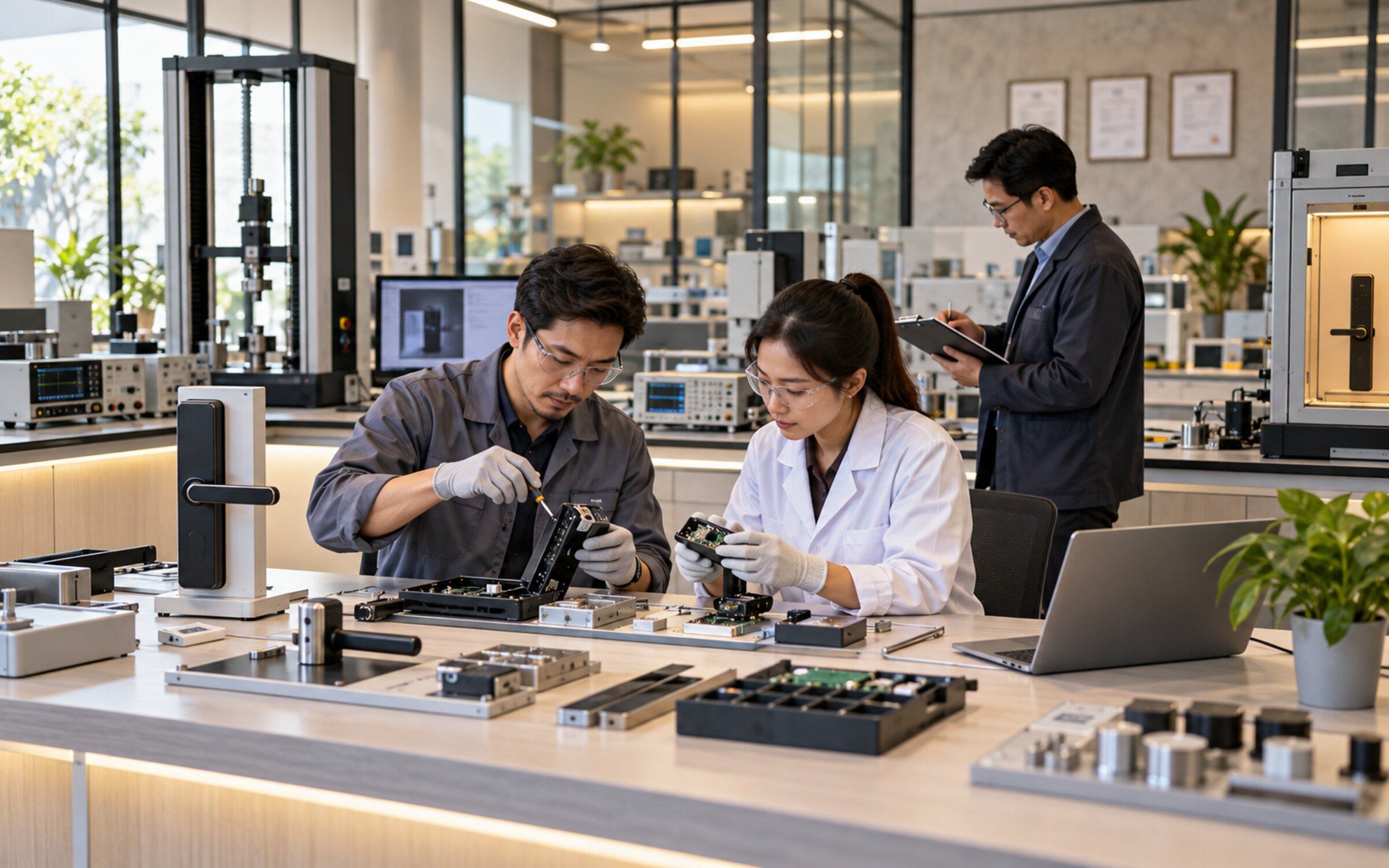 Patents & Certifications in a modern Thai space